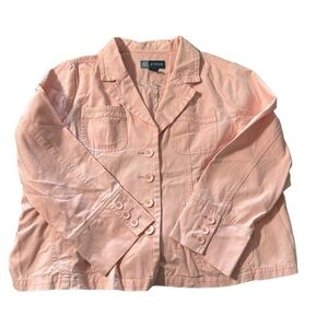 Avenue Blues women's size 22/24 pink lightweight jacket